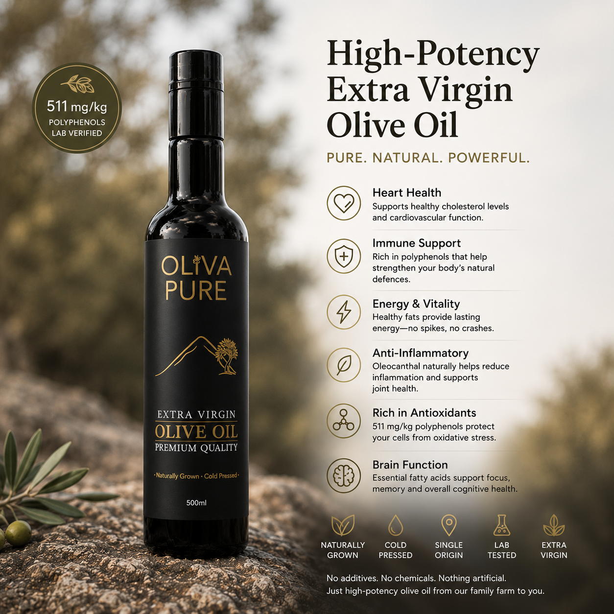 Award-Winning Greek Extra Virgin Olive Oil